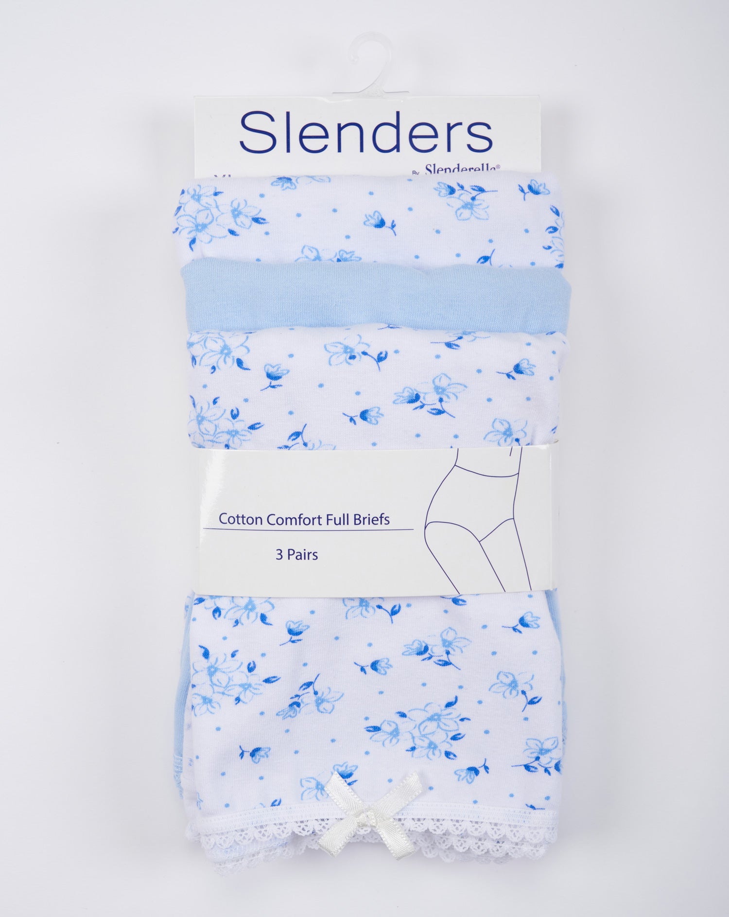 Slenders By Slenderella Cotton Comfort 3Pack Full Brief BF82