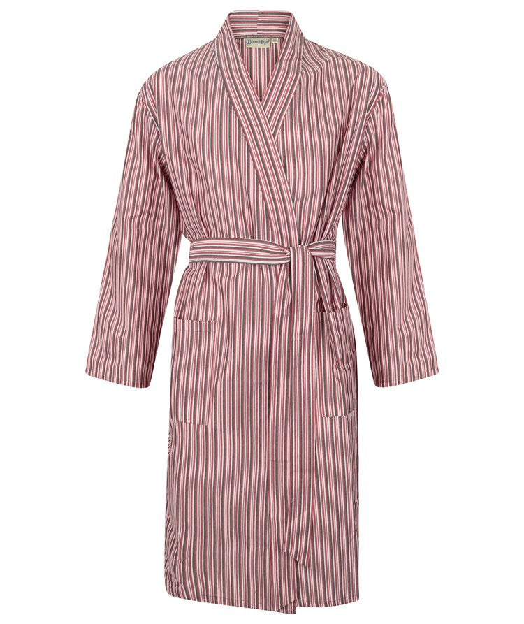 Walker Reid 100% Cotton Striped Kimono Wrap WR3804