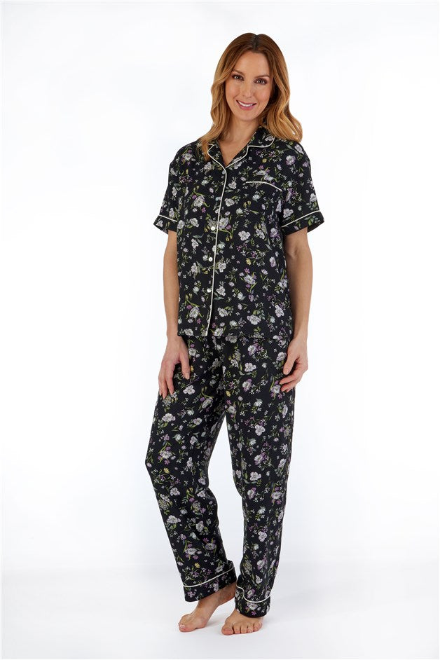 Ditsy Floral Short Sleeve Tailored Woven Pyjama PJ55276