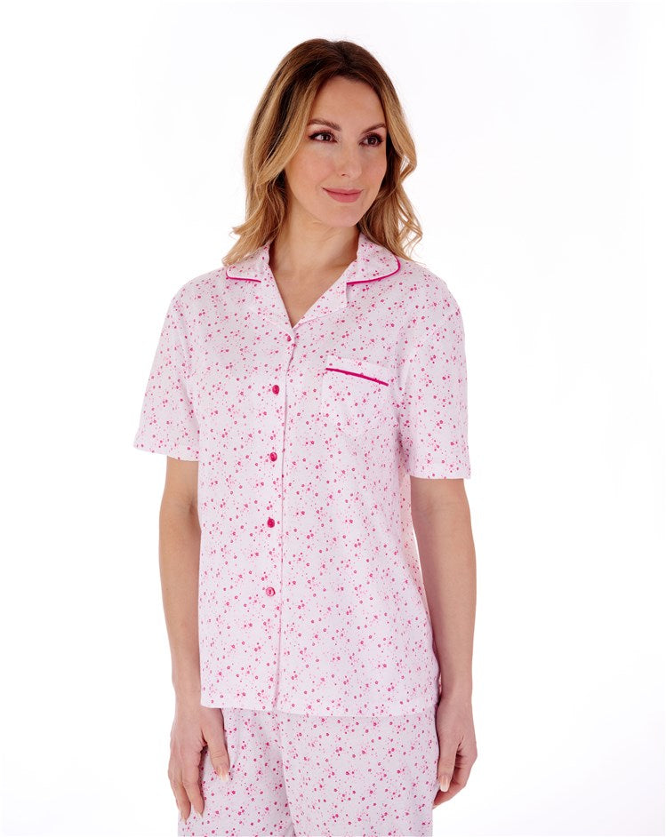 Ditsy Floral Print Short Sleeve Pyjama PJ77105