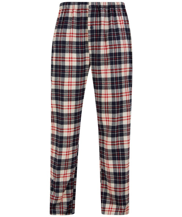 Checked Brushed Woven Yarn Dyed Tailored Pyjama Set WR88821