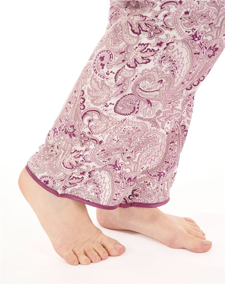 Paisley Print Cap Sleeve Pyjama Soft Woven Viscose PJ88227