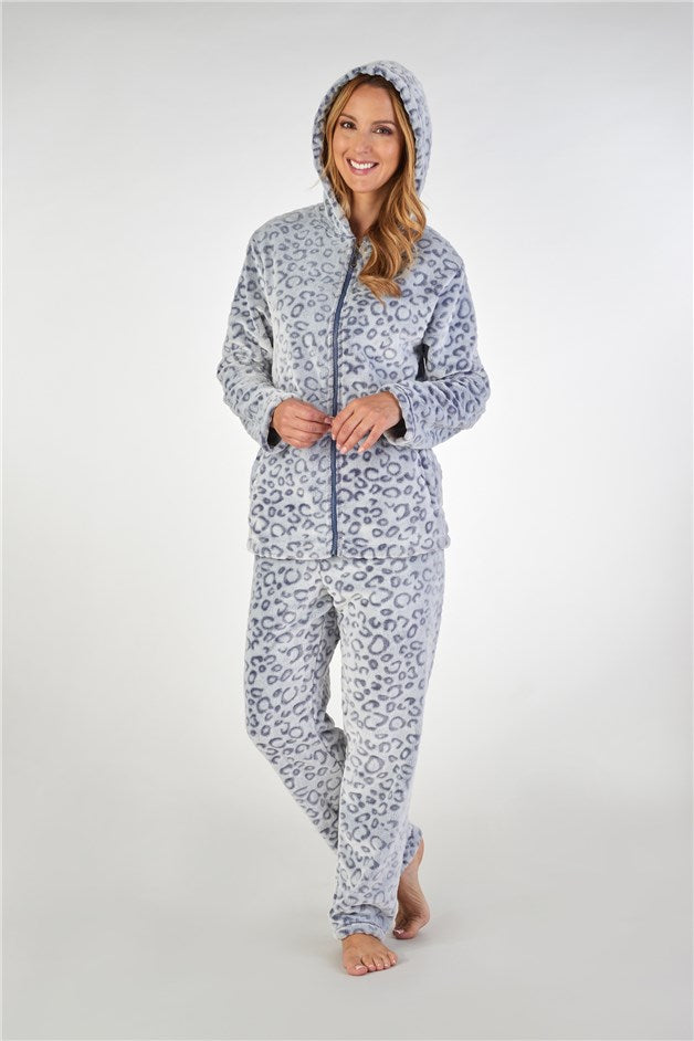 Animal Shaved Print Fleece Pyjama Set PJ2317