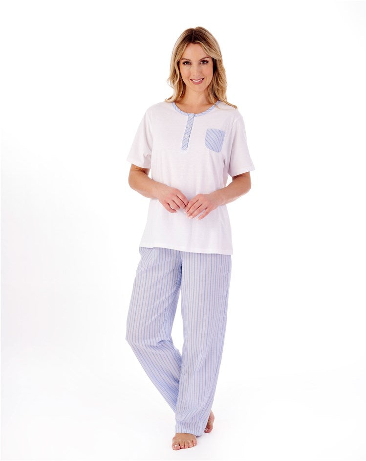 Classic Stripe Seersucker Pyjama Set PJ01224