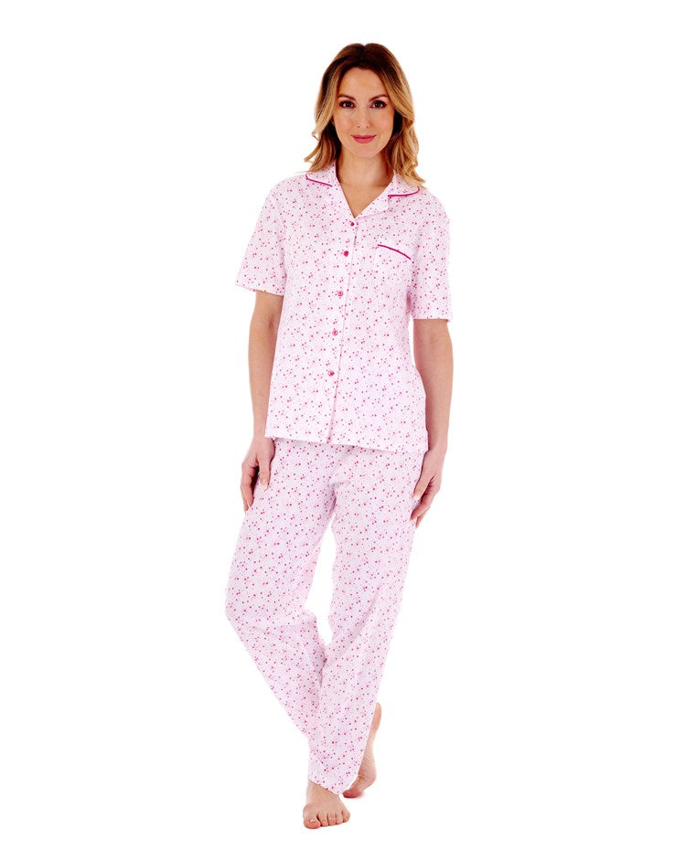 Ditsy Floral Print Short Sleeve Pyjama PJ77105