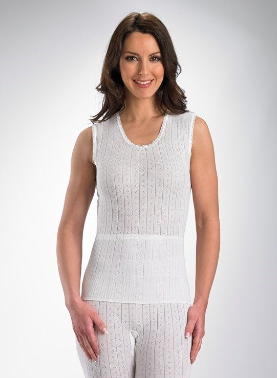 Fancy Knit Thermal Sleeveless Cami VUW701