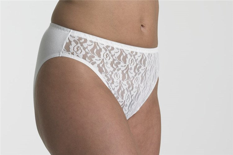 Slenders Lace Front High Leg Brief SBF51
