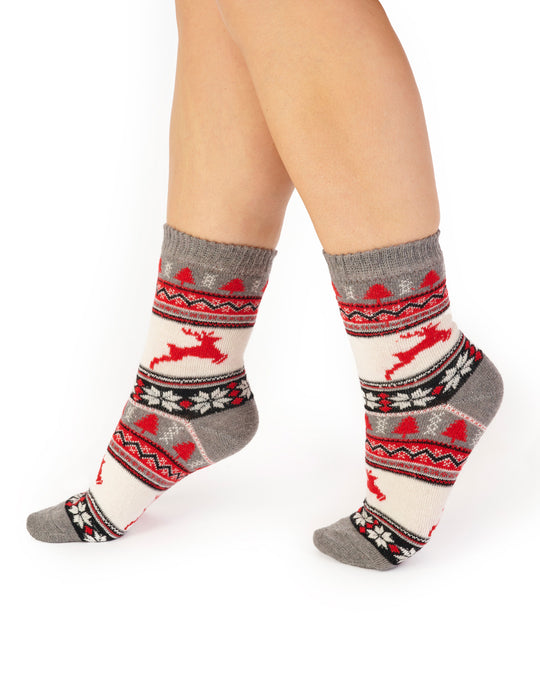 Reindeer Pattern Bedsock BS188