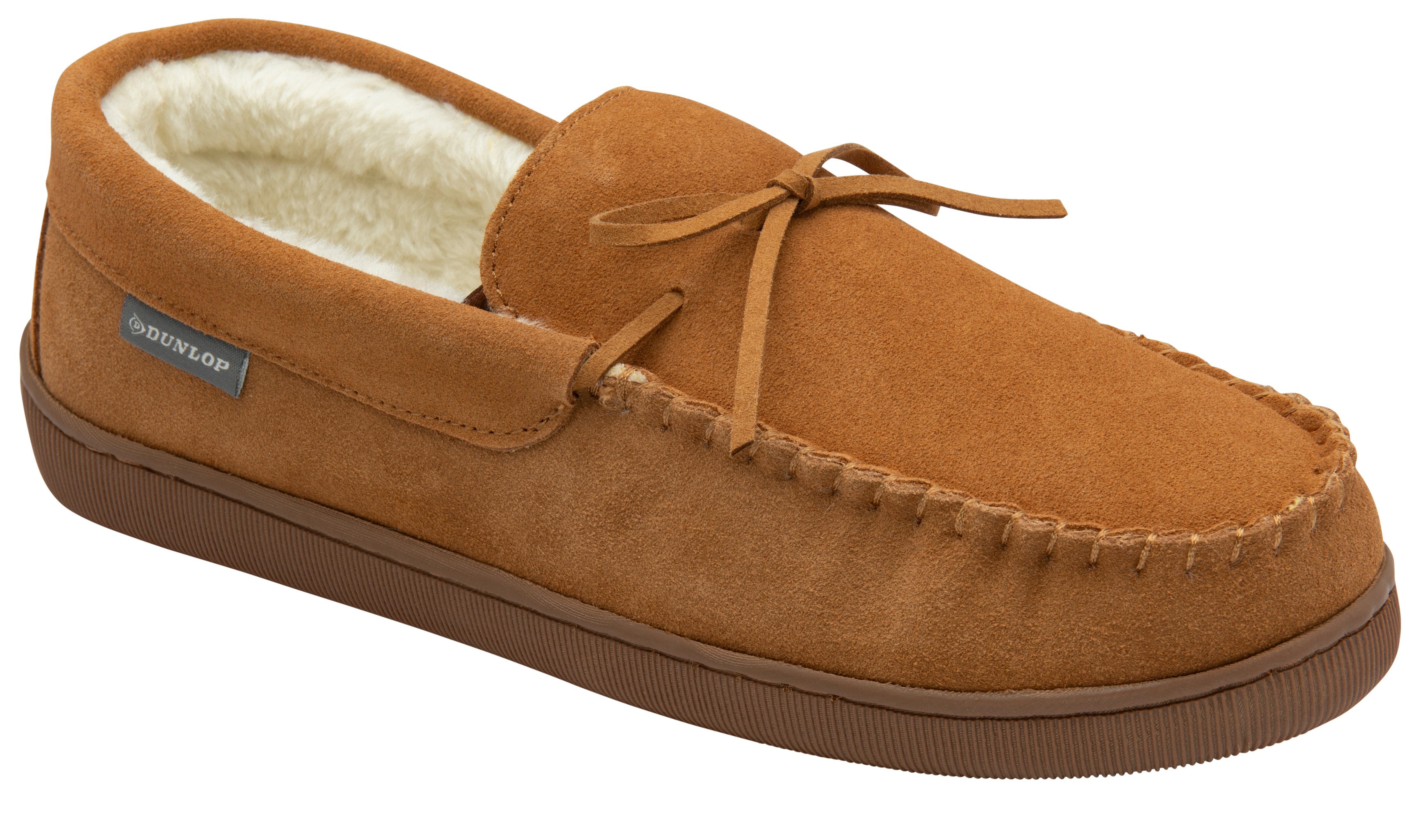 Dunlop Leather Moccasin Slipper - Joshua