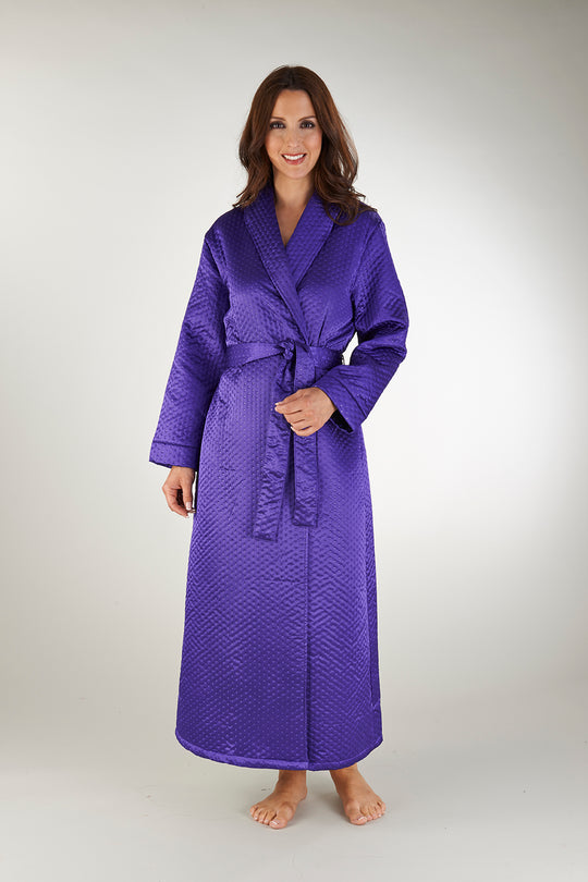 Pin-Dot Faux Silk 51" Shawl Collar Wrap GL02758