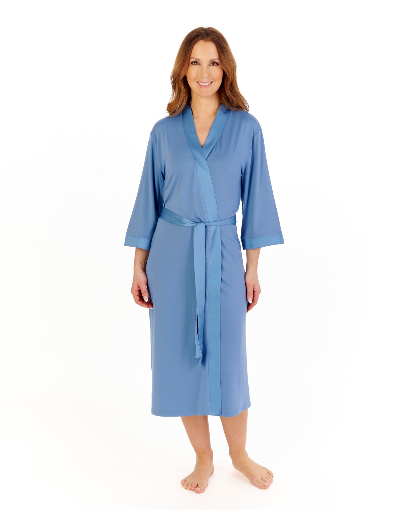 Supersoft Satin Edge 44" Kimono Wrap GL1703