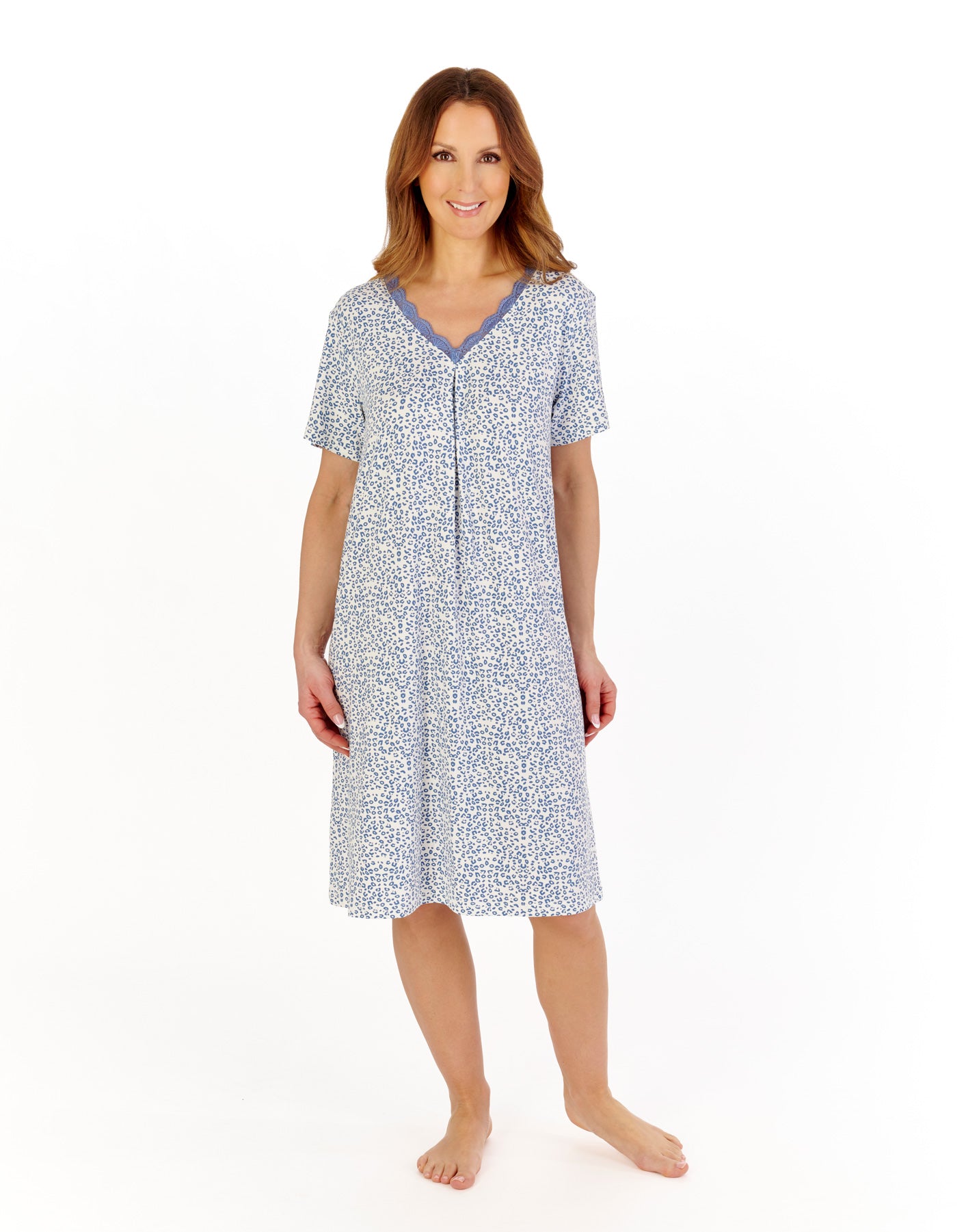 Supersoft Leopard Print 38" Nightdress GL1707