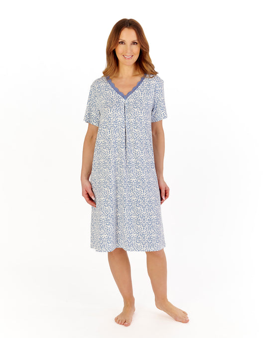 Supersoft Leopard Print 38" Nightdress GL1707