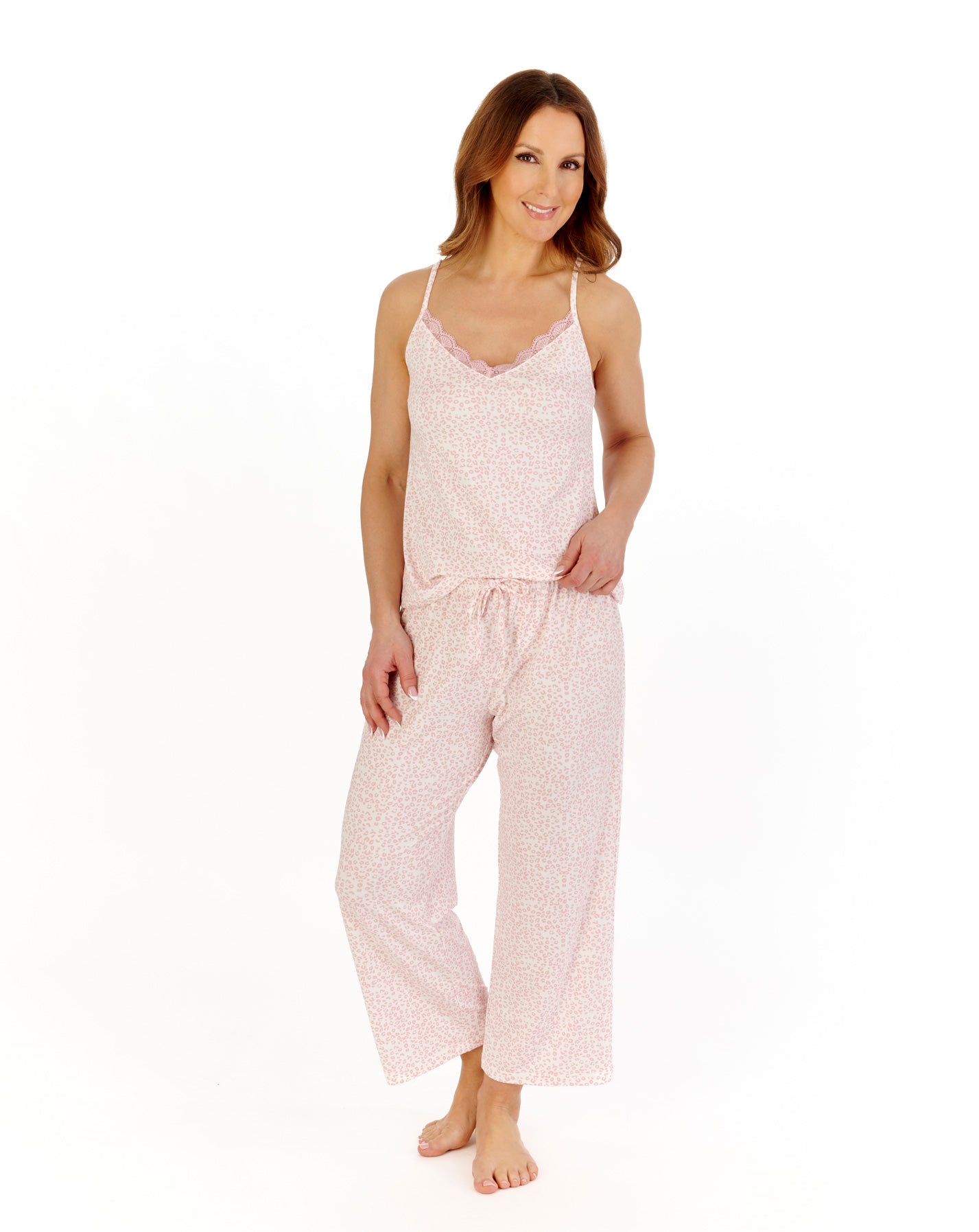 Supersoft Leopard Print Pyjama Set GL1708