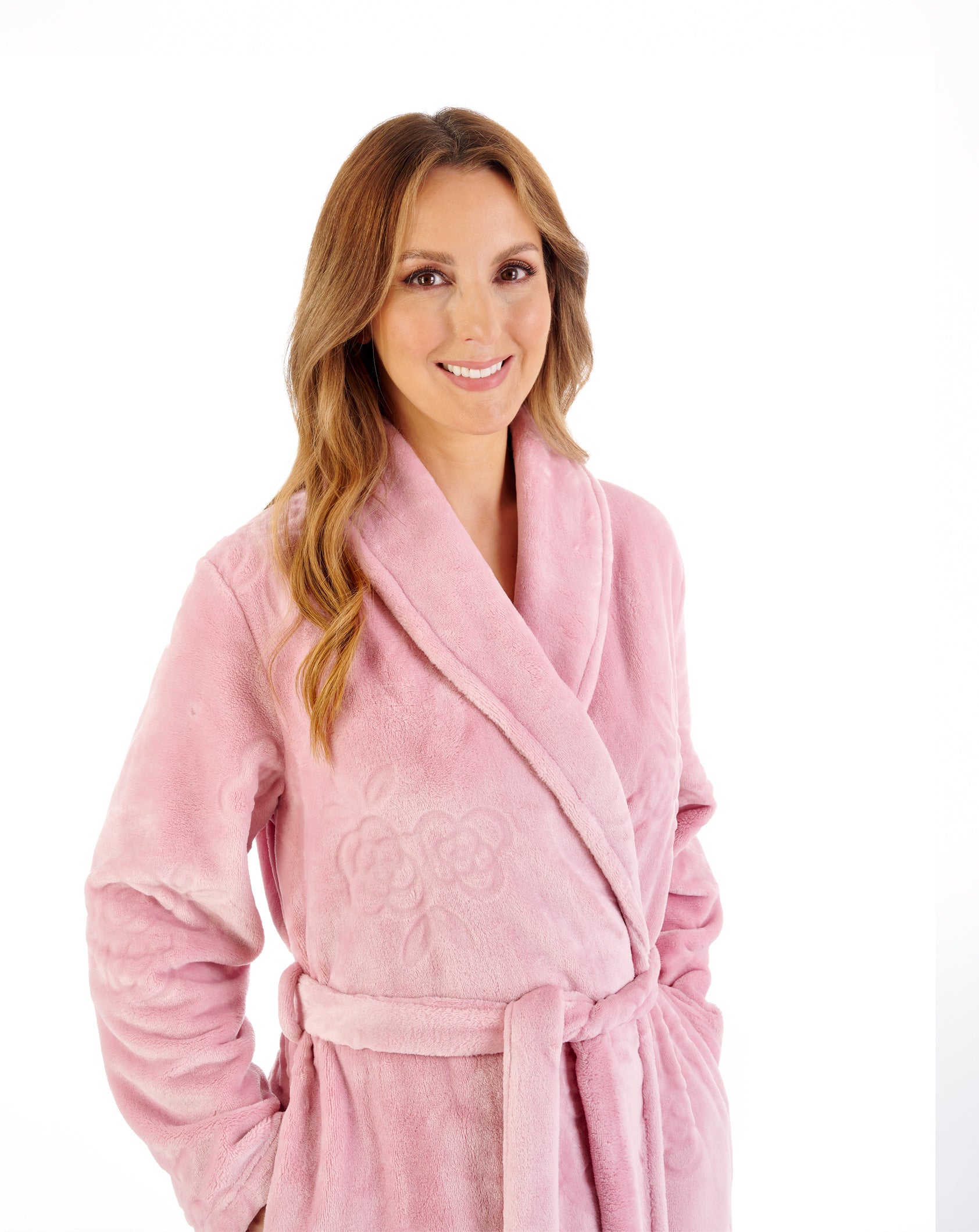 Floral Embossed Fleece 46