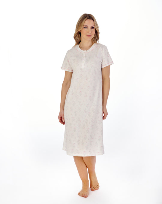 Trailing Floral 42" Jersey Nightdress ND04135