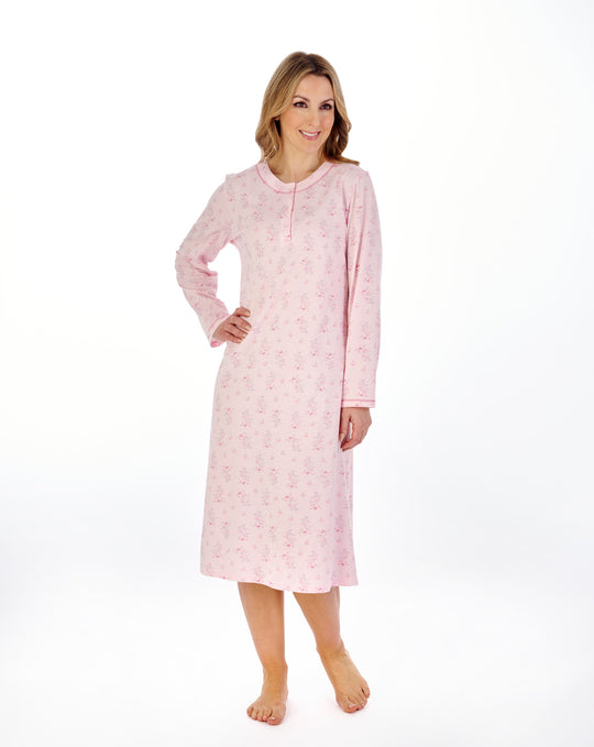 Trailing Floral 44" Jersey Nightdress ND04136