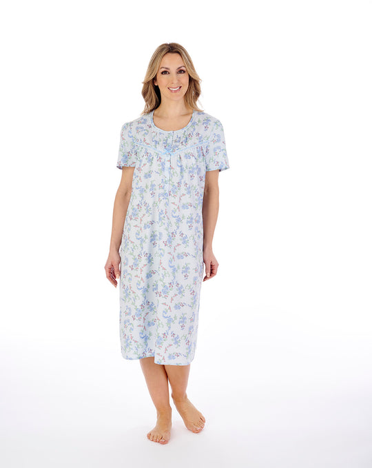 Floral Print 42" Woven Nightdress ND04200