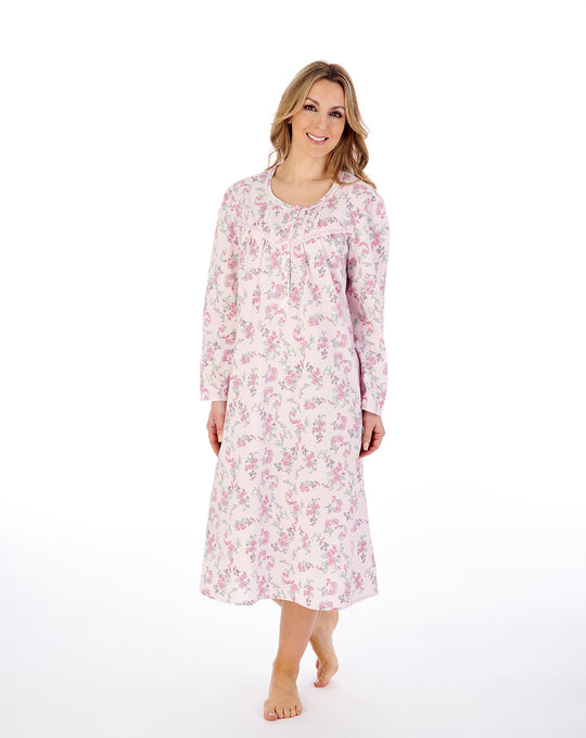 Floral Print 45" Woven Nightdress ND04201