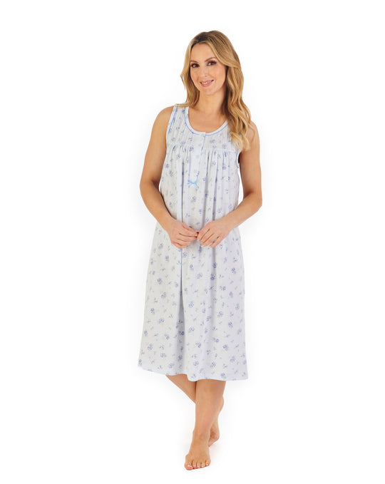 Floral Print 42" Jersey Nightdress ND06125