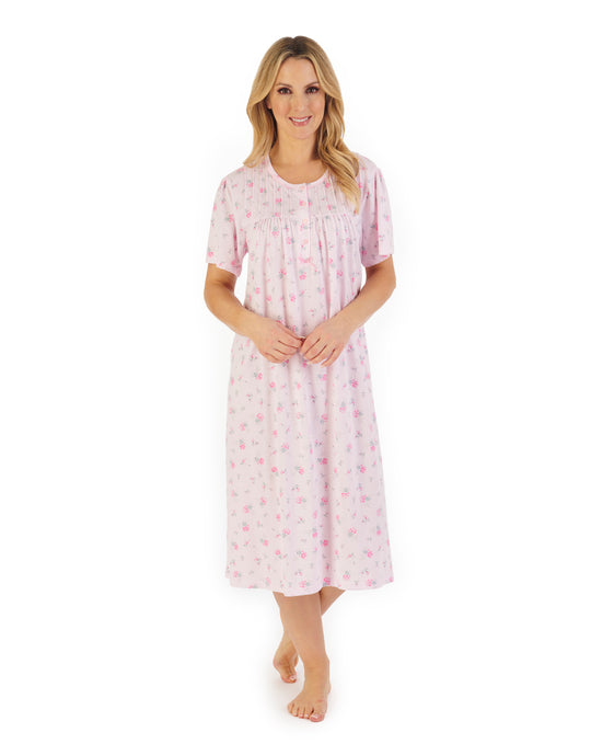 Floral Print 43" Jersey Nightdress ND06126