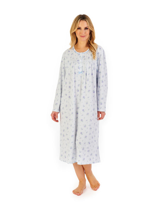 Floral Print 45" Jersey Nightdress ND06127