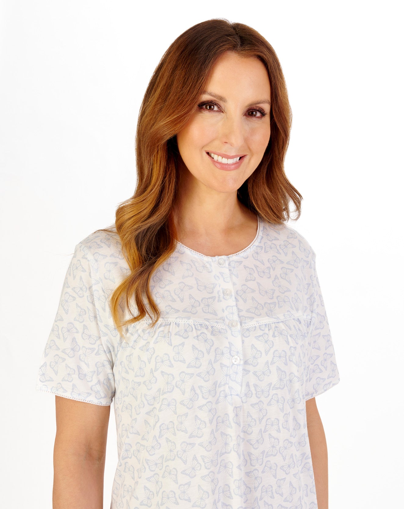 Bamboo Butterfly 42" Jersey Nightdress ND1121