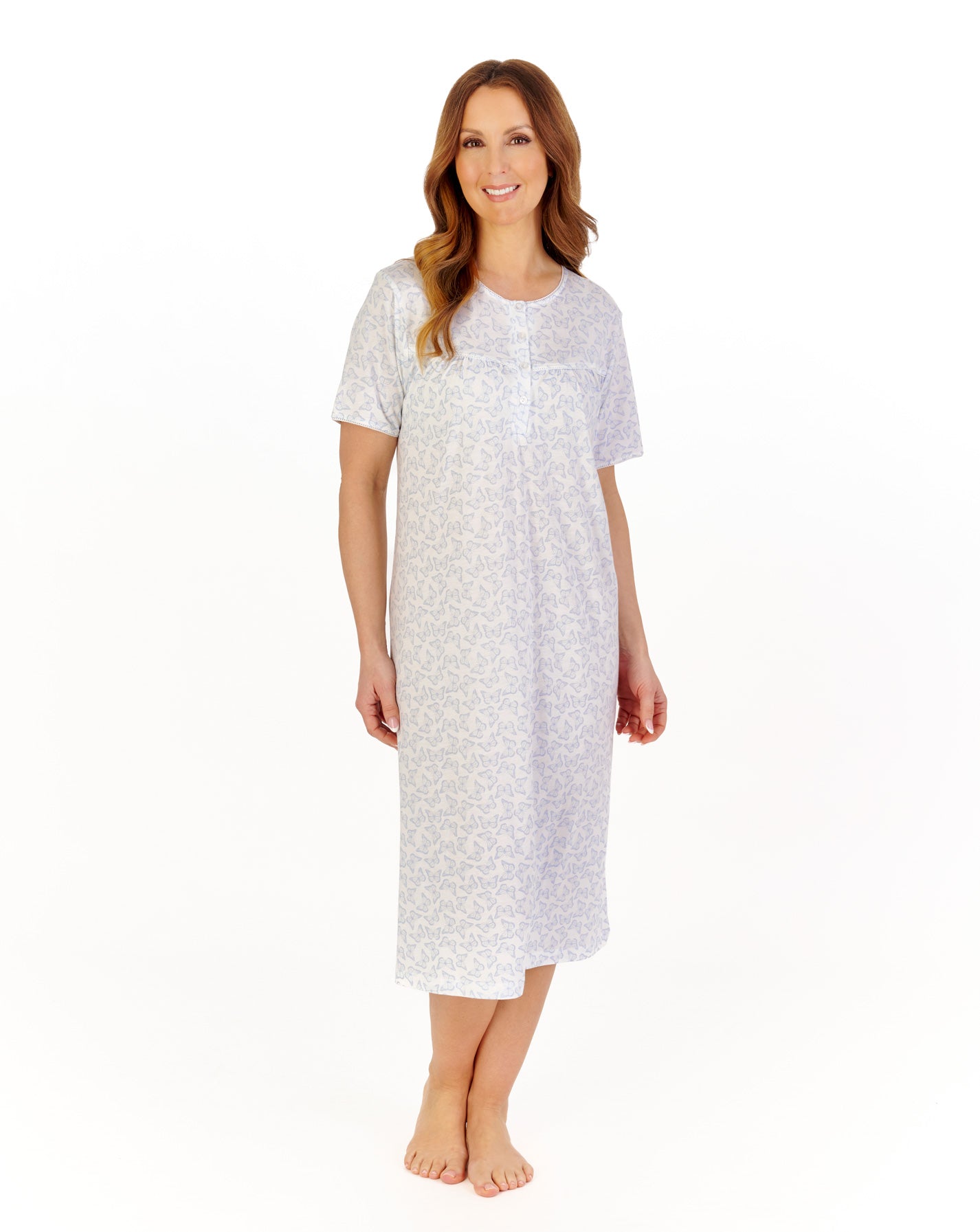 Bamboo Butterfly 42" Jersey Nightdress ND1121