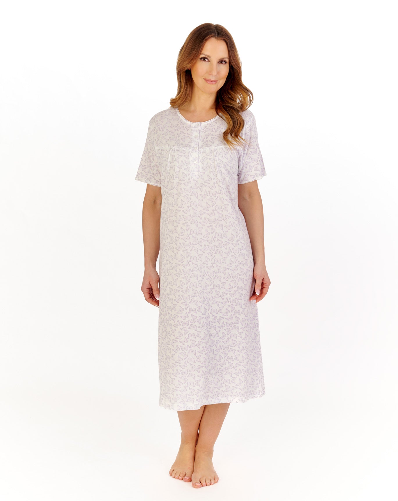 Bamboo Butterfly 42" Jersey Nightdress ND1121