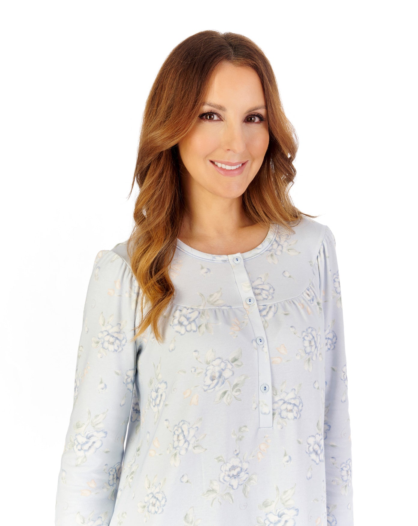 Interlock Large Floral 43" Jersey Nightdress NDW2121
