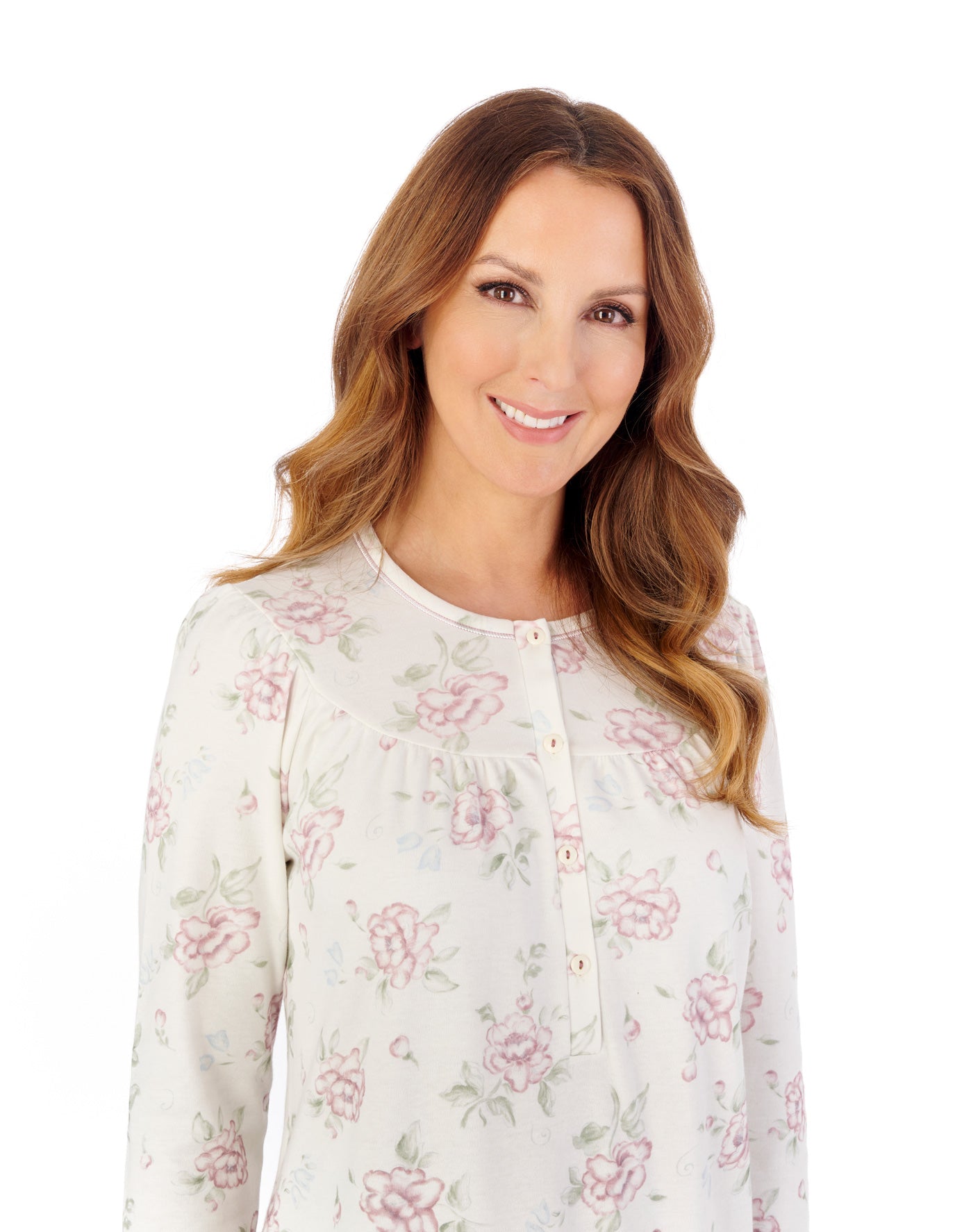 Interlock Large Floral 43" Jersey Nightdress NDW2121