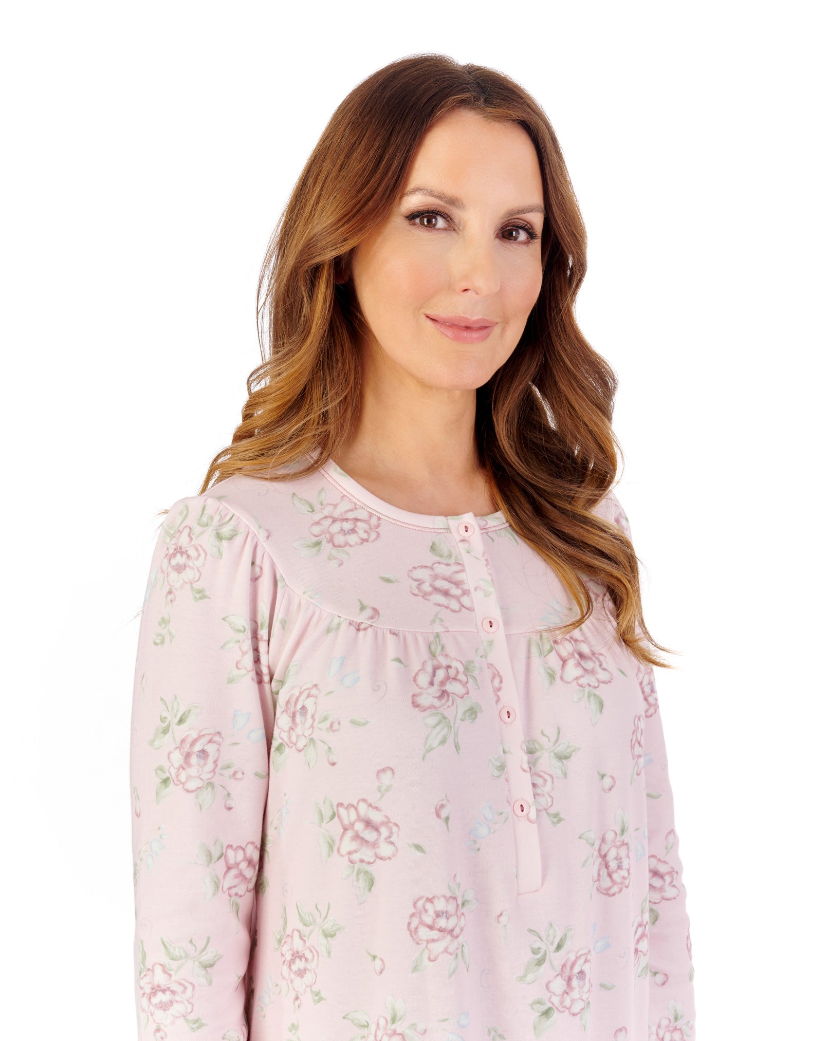 Interlock Large Floral 43" Jersey Nightdress NDW2121