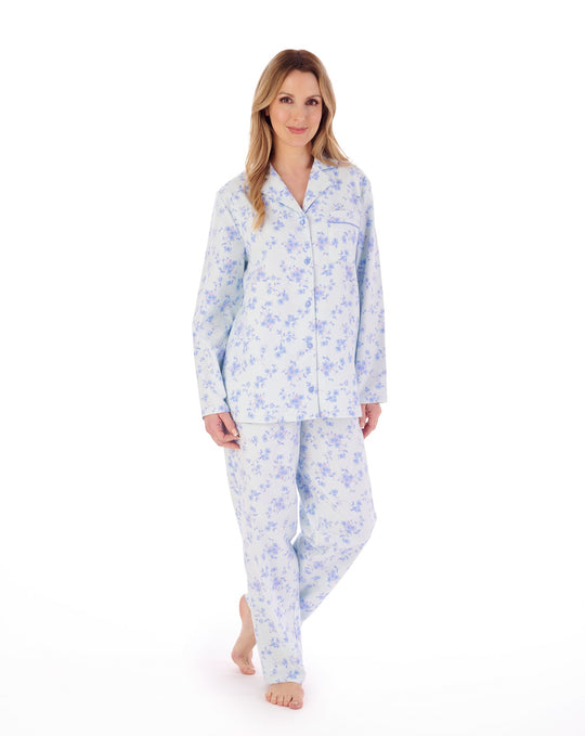 Luxury Brushed Cotton Floral Woven Pyjama PJ02213