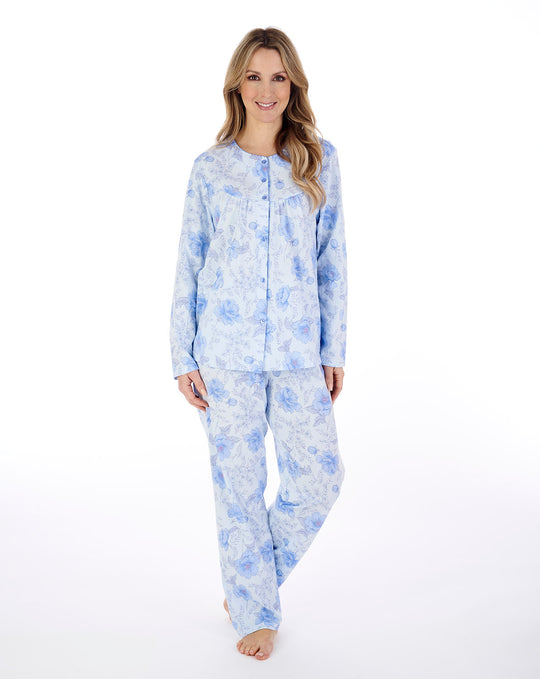 Picot Trim Jersey Pyjama Set PJ04110