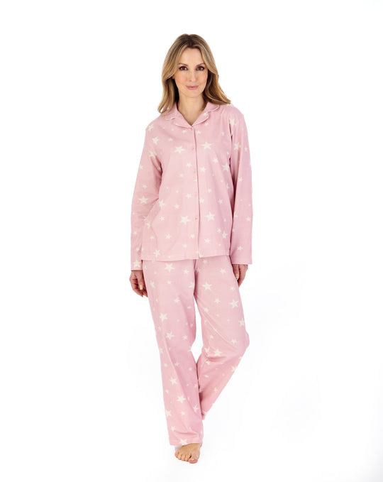 Star Print Tailored Jersey Pyjama PJ04132