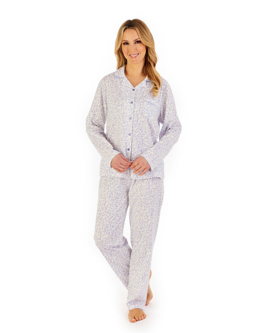 Leaf Print Tailored Jersey Pyjama PJ06103