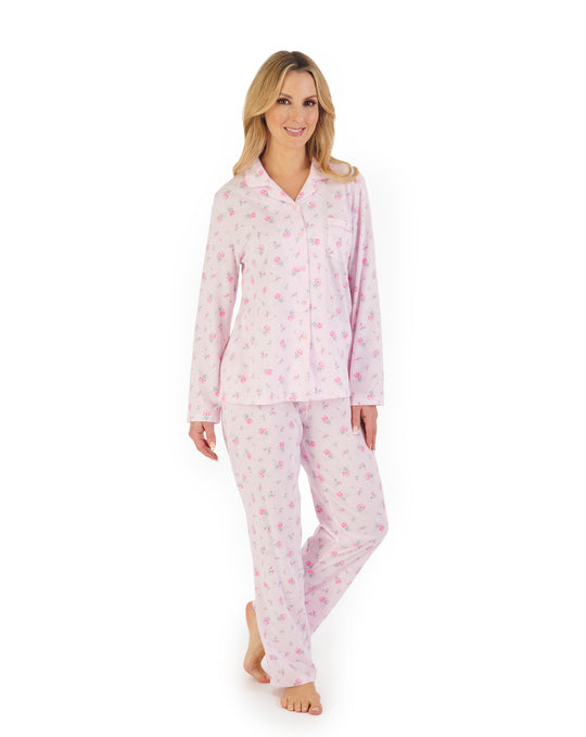 Floral Print Jersey Tailored Pyjama PJ06128