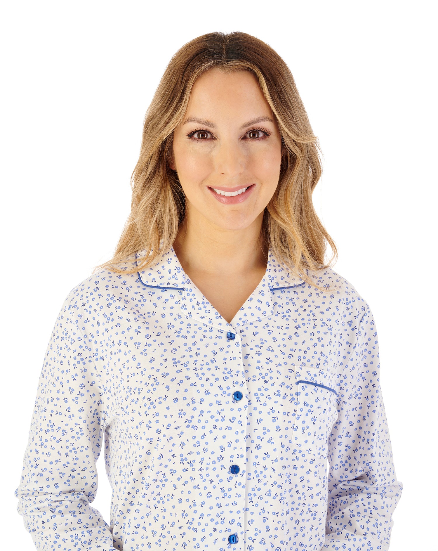 Ditsy Print Tailored Jersey Pyjama PJ08103