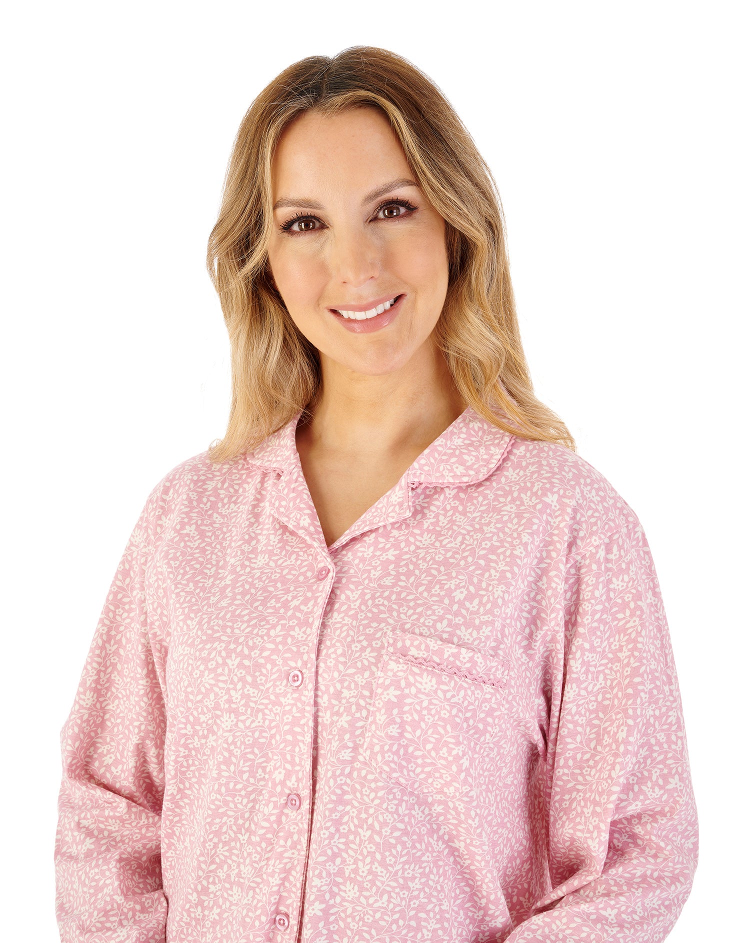 Leaf Print Tailored Jersey Pyjama PJ08113