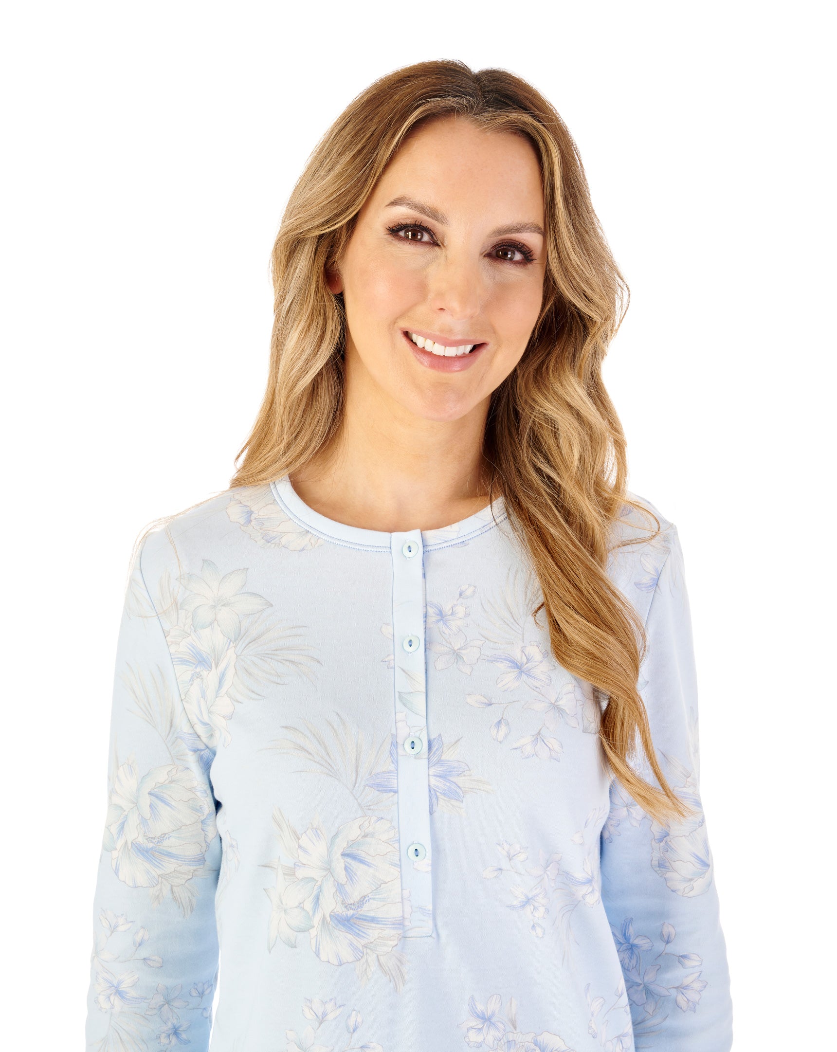 Large Floral Interlock Jersey Pyjama PJ08123