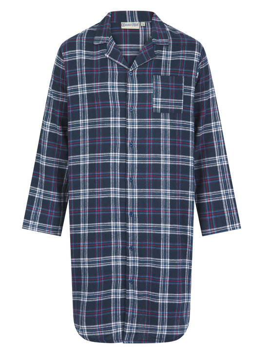 Brushed Check 42" Woven Nightshirt WR04800