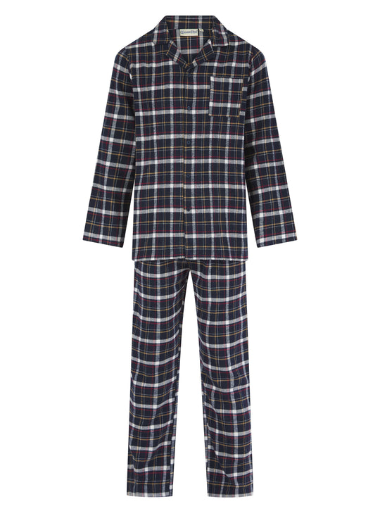 Brushed Check Print Woven Tailored Pyjama WR04806