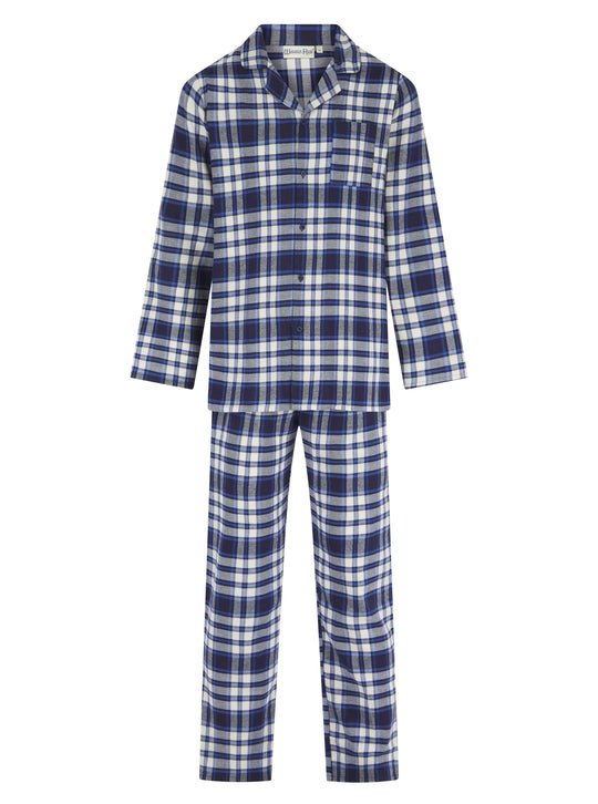 Brushed Check Print Woven Tailored Pyjama WR04811