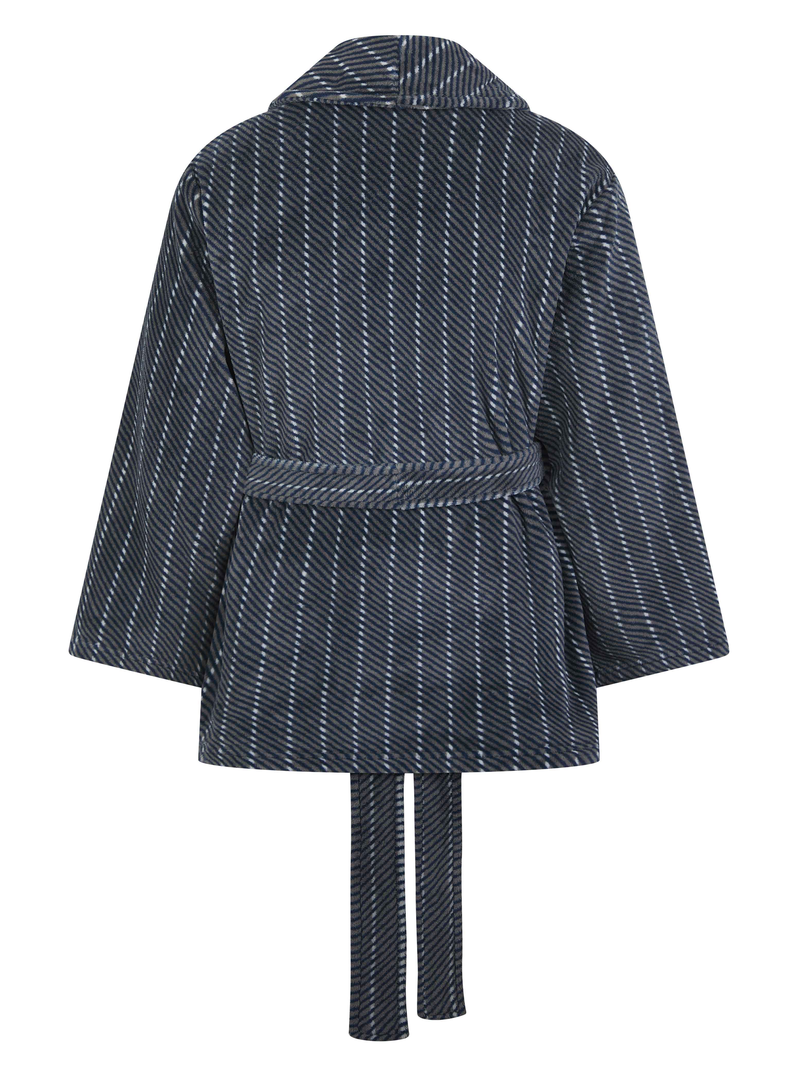 Stripe Flannel Fleece 32" Bedjacket WR1830