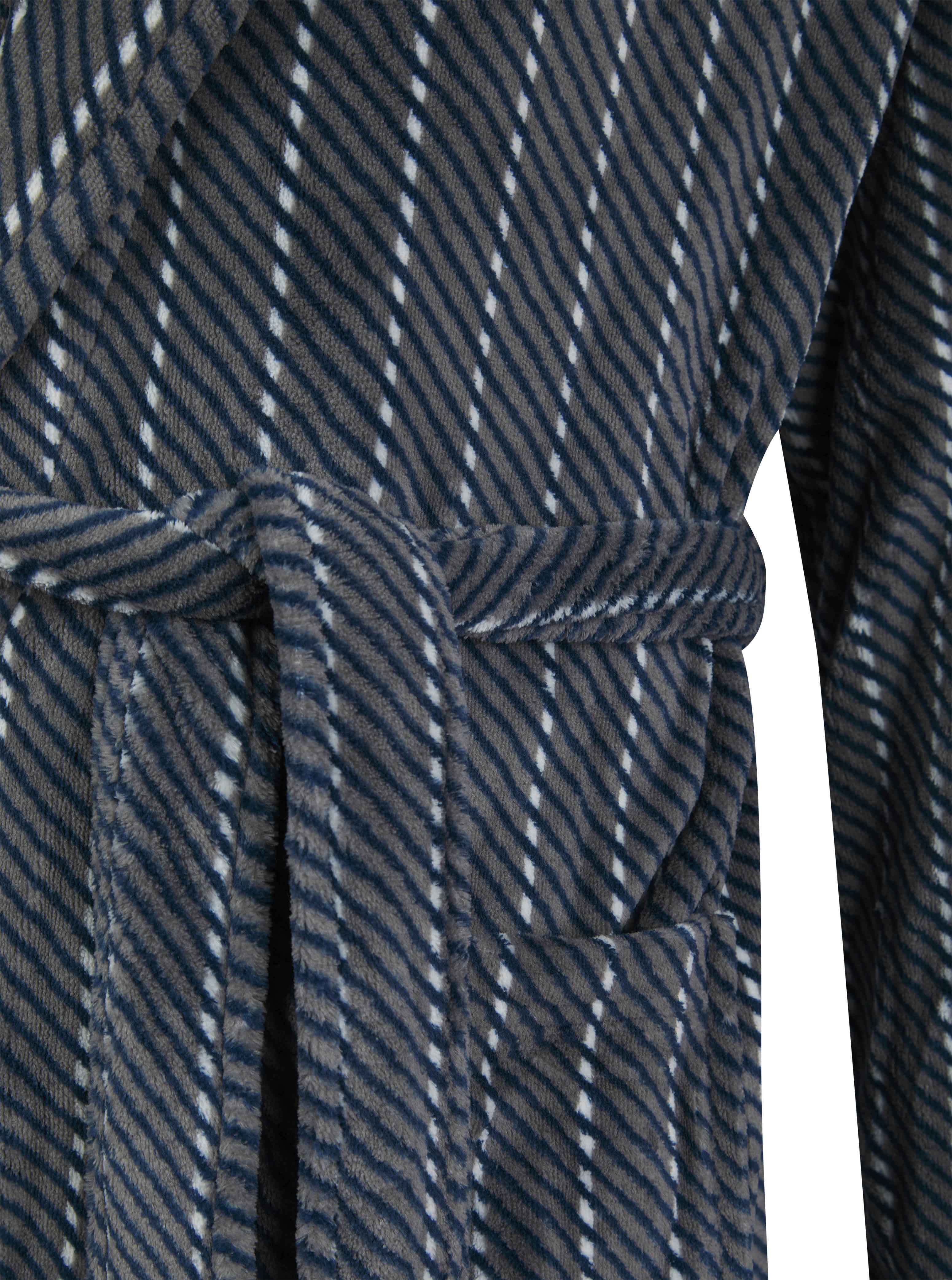 Stripe Flannel Fleece 32" Bedjacket WR1830
