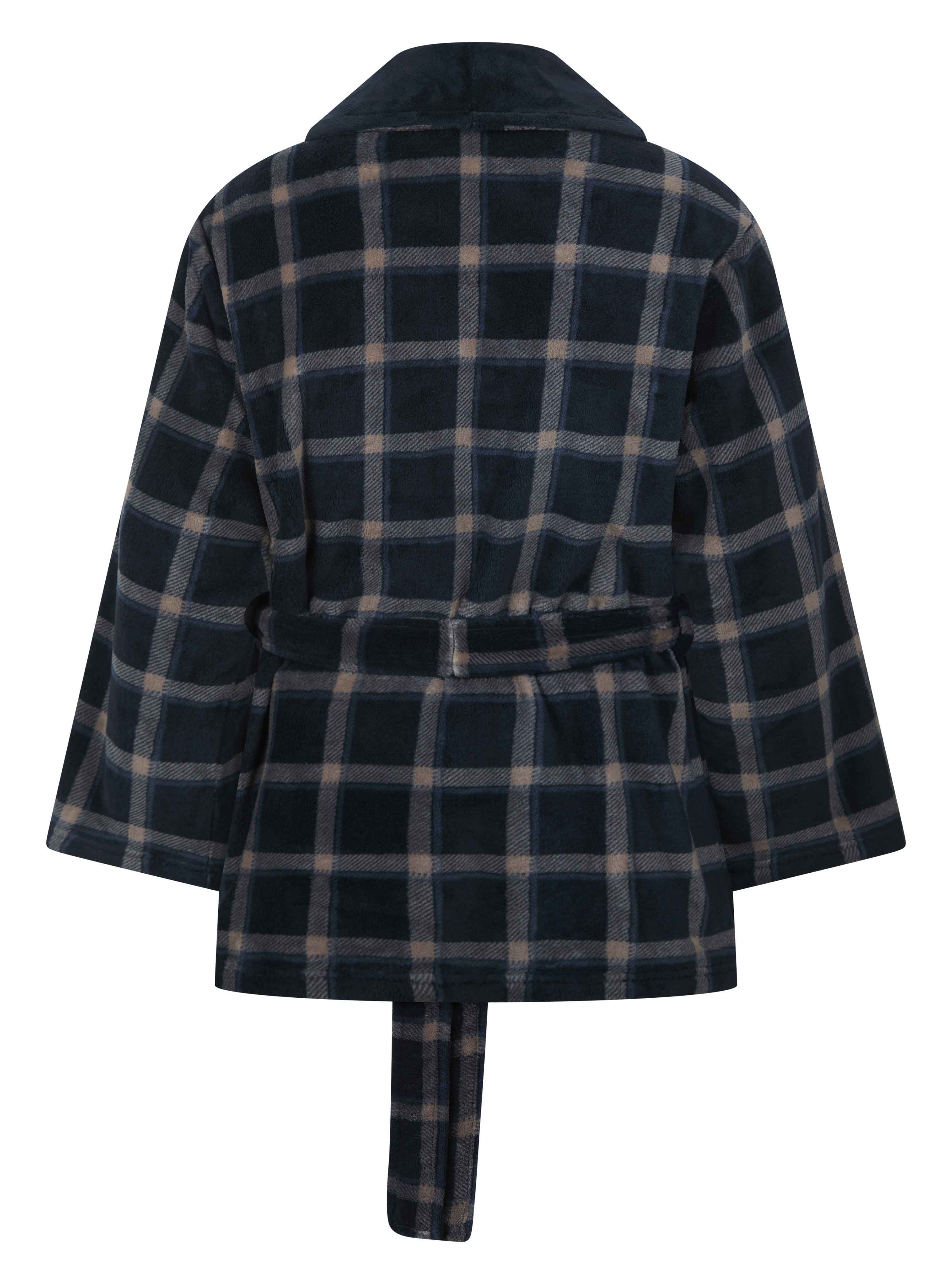 Stripe Flannel Fleece 32" Bedjacket WR1835