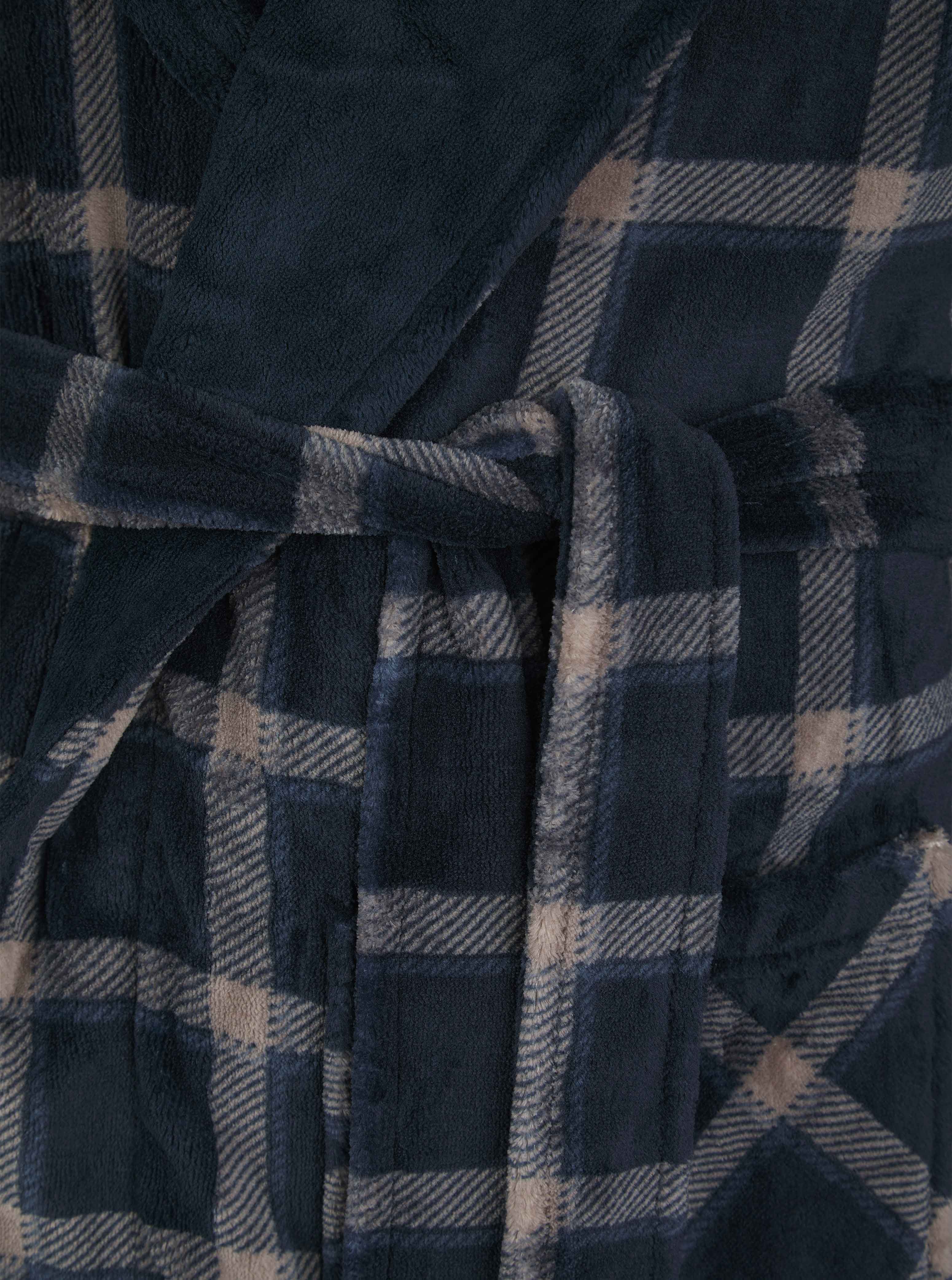 Stripe Flannel Fleece 32" Bedjacket WR1835