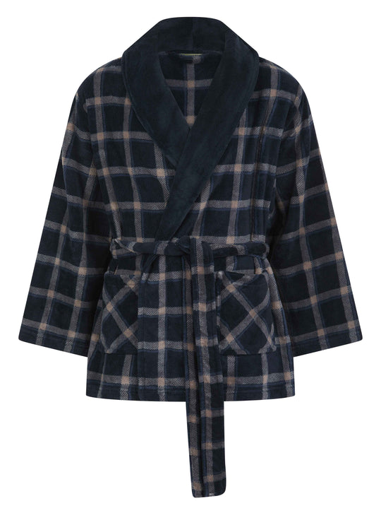 Stripe Flannel Fleece 32" Bedjacket WR1835