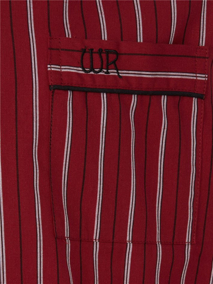 Walker Reid Woven Stripe Tailored Pyjama WR8801