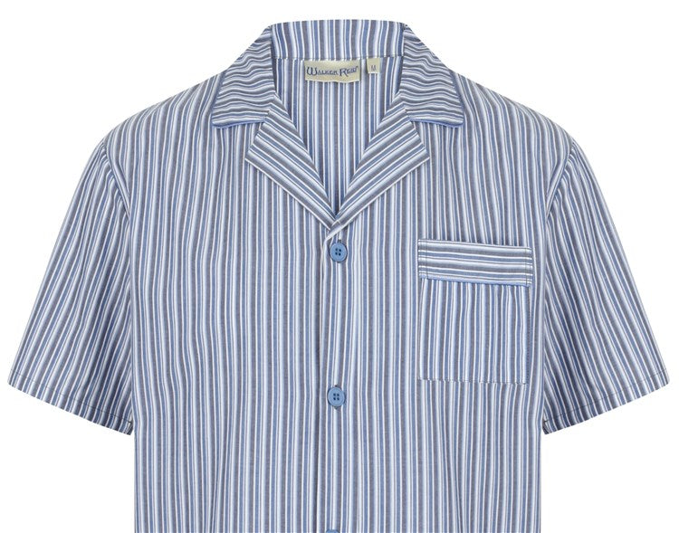 Walker Reid 100% Cotton Striped Tailored Pyjama WR3803